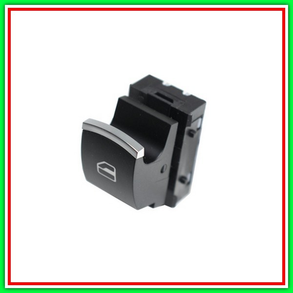 Interruttore Alzacristallo Nero-Porta Anteriore Destra-Porta Posteriore Destra-Sinistra-3 Pins Vw Passat Cc-(Anno 2008-2011)