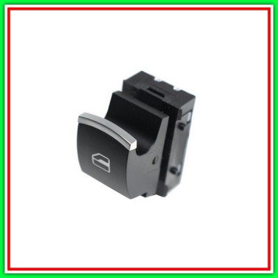 Interruttore Alzacristallo Nero-Porta Anteriore Destra-Porta Posteriore Destra-Sinistra-3 Pins Vw Passat Cc-(Anno 2008-2011)