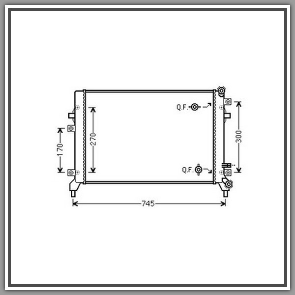 Radiatore Vw Touran-(Anno 2010-2015)