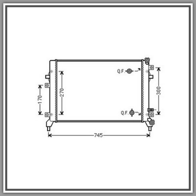 Radiatore Vw Touran-(Anno 2010-2015)