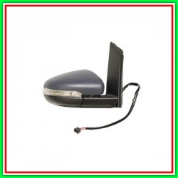 Retrovisore Destro Elettrico-Termico Con Primer-Con Fanale-Con Luce Cortesia-Chiudibile-Con Memoria-Convesso-Cromato-16H13P