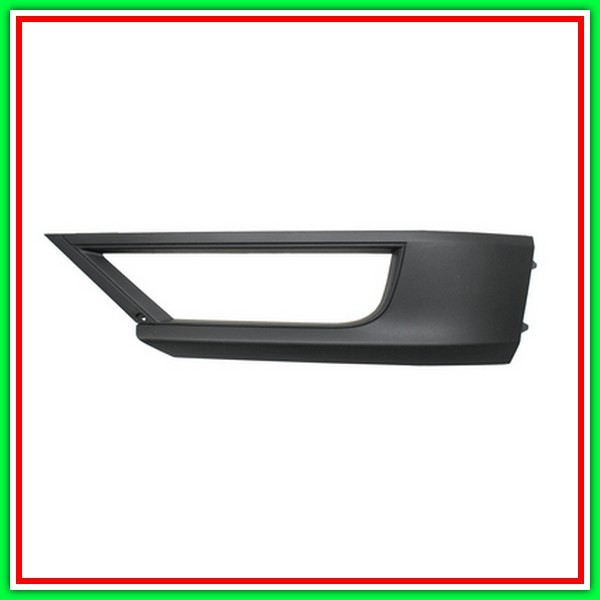 Griglia Inferiore Sinistra Paraurti Anteriore-Nera Goffrata Con Sede Fendi Volkswagen-T-Roc-Mod. 11/17 -