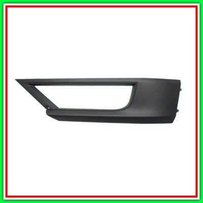 Griglia Inferiore Sinistra Paraurti Anteriore-Nera Goffrata Con Sede Fendi Volkswagen-T-Roc-Mod. 11/17 -