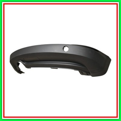 Spoiler Paraurti Posteriore Nero Goffrato Vw Tiguan-(Anno 2007-2011)