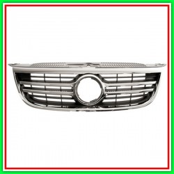 Griglia Radiatore Nera Con Modanature Cromate-Con Cornice Cromata Vw Tiguan-(Anno 2007-2011)