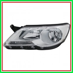 Proiettore Destro H7-H7 Elettrico Con Motore Vw Tiguan-(Anno 2007-2011)