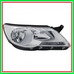 Proiettore Sinistro H7-H7 Elettrico Con Motore Vw Tiguan-(Anno 2007-2011)