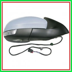 Retrovisore Destro Elettrico-Termico-Con Primer-Chiudibile-Con Fanale-Con Luce Cortesia-Convesso-Cromato Vw Tiguan-(2007-2011)