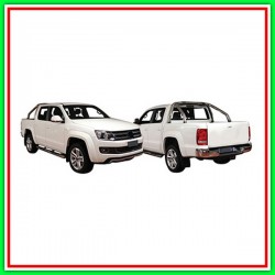 Proiettore Destro H7+H1 Elettrico Con Motore-Nero-Versione Valeo Volkswagen-Amarok-Mod. 06/12-10/16