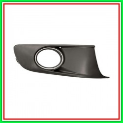 Griglia Destra Paraurti Nera-Con Sede Fendi-Con Cornice Cromata Vw Caddy-(Anno 2010-2015)