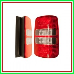 Fanale Posteriore Destro Senza Porta Lampada-Bianco-Rosso Mod Portellone Vw Caddy-(Anno 2010-2015)