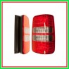 Right Tail light Without Lamp-White-Red Tailgate Vw Caddy-(Year 2010-2015)