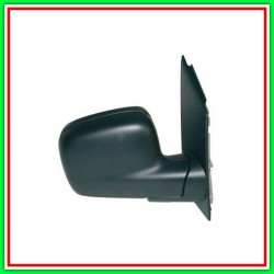 Retrovisore Destro Manuale Nero-Convesso-Cromato Vw Caddy-(Anno 2010-2015)