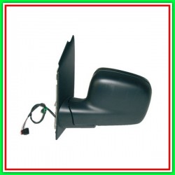 Retrovisore Sinistro Elettrico-Nero-Termico-Asferico-Cromato-16H5P Vw Caddy-(Anno 2010-2015)
