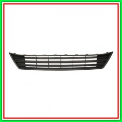 Griglia Centrale Paraurti Anteriore-Nera Vw Caddy-(Anno 2015 In Poi)