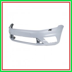 Paraurti Anteriore Con Primer-Con Fori Lavafari Volkswagen-Caddy-Mod. 04/15-08/20