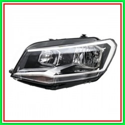 Proiettore Sinistro H7+H21 Elettrico-Con Motore-Nero Volkswagen-Caddy-Mod. 04/15-08/20