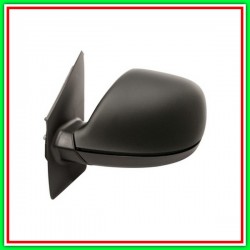 Retrovisore Sinistro Elettrico-Nero-Termico-Chiudibile-Asferico-Cromato Vw T5-(Anno 2009-2015)