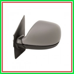 Retrovisore Sinistro Elettrico-Termico Con Primer-Chiudibile-Asferico-Cromato Vw T5-(Anno 2009-2015)