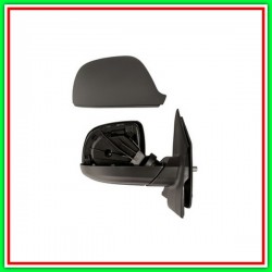 Retrovisore Destro Manuale Nero-Convesso-Cromato Vw T5-(Anno 2009-2015)