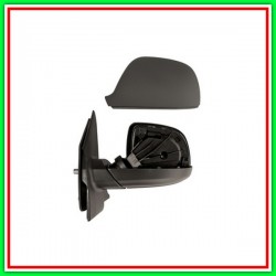 Retrovisore Sinistro Manuale Nero-Asferico-Cromato Vw T5-(Anno 2009-2015)