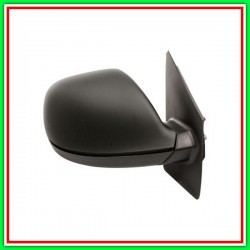 Retrovisore Destro Elettrico-Nero-Termico-Convesso-Cromato-5 Pins 12H5P Vw T5-(Anno 2009-2015)