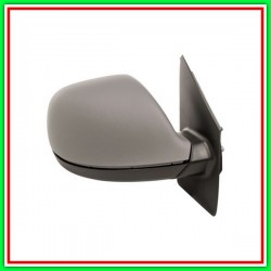 Retrovisore Destro Elettrico-Termico Con Primer-Convesso-Cromato-5 Pins 12H5P Vw T5-(Anno 2009-2015)