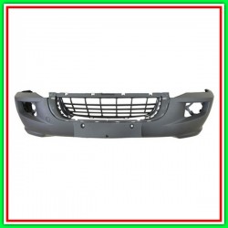 Paraurti Front Grey Embossed-With Fendi Seat-With Grill and Cap Vw Crafter Hook Cover-(Year 2011-2016)
