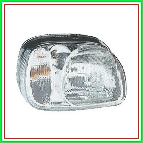 Proiettore Sinistro H4 Elettrico Senza Motore Nissan Micra K11-(Anno 1998-2000)
