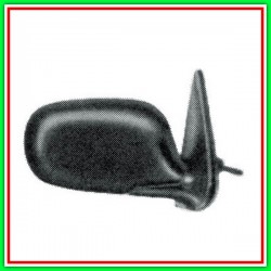 Retrovisore Sinistro A Cavi-Nero-Convesso-Cromato Nissan Micra K11-(Anno 1998-2000)