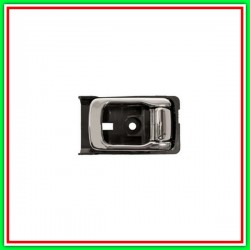 Maniglia Interna Anteriore-Posteriore Destra-Con Leva Cromata-Mostrina-Nera Nissan Micra K11-(Anno 1998-2000)
