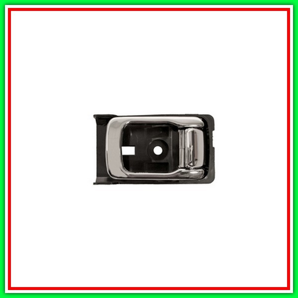Maniglia Interna Anteriore-Posteriore Destra-Con Leva Cromata-Mostrina-Nera Nissan Micra K11-(Anno 1998-2000)
