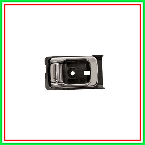 Maniglia Interna Anteriore-Posteriore Sinistra-Con Leva Cromata-Mostrina-Nera Nissan Micra K11-(Anno 1998-2000)
