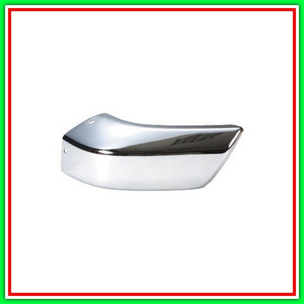 Cantonal Left Chrome-PARAURTI Front NISSAN Navara-King Cab-(Year 1997-2001)