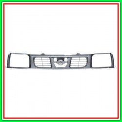 Grey-Silver Radiator Grille NISSAN Navara-King Cab-(Year 1997-2001)