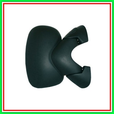 Retrovisore Destro Manuale Nero-Convesso-Cromato Nissan Primastar-(Anno 2001-2007)