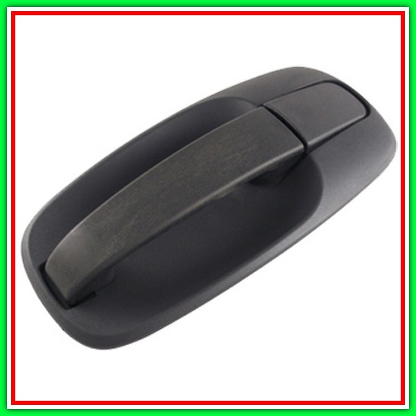 Maniglia Esterna Anteriore Destra-Nera-Senza Foro Nottolino Nissan Primastar-(Anno 2001-2007)