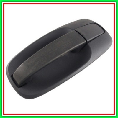 Maniglia Esterna Anteriore Destra-Nera-Senza Foro Nottolino Nissan Primastar-(Anno 2001-2007)