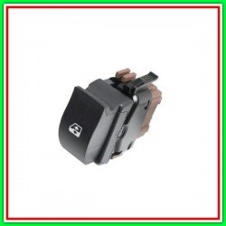 Black Crystal Lift Switch-Front Door Right-6 Pins NISSAN Primastar-(Year 2001-2007)
