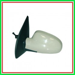 Retrovisore Sinistro Elettrico-Termico Con Primer-Convesso-Cromato ChevroletDaewoo Kalos-(Anno 2002-2006)