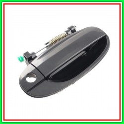 Maniglia Esterna Anteriore Destra-Nero-Liscia Con Foro Nottolino ChevroletDaewoo Kalos-(Anno 2002-2006)