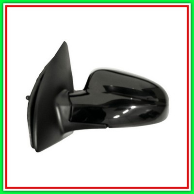 Retrovisore Sinistro A Cavi-Nero-Convesso-Cromato ChevroletDaewoo Kalos-(Anno 2002-2006)