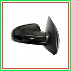 Retrovisore Destro Elettrico-Nero-Termico-Convesso-Cromato-6H5P ChevroletDaewoo Kalos-(Anno 2002-2006)
