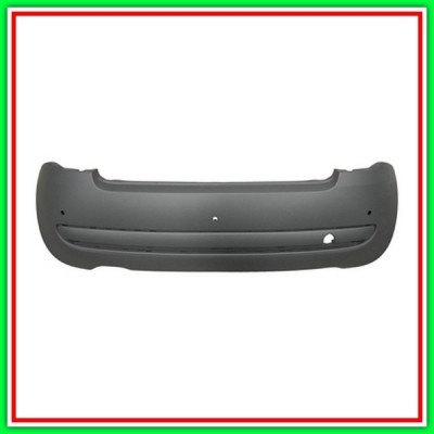 Paraurti With Primer-With Molding Holes-With 3 Holes Pdc-Supports- Mod 09-2012 Onwards FIAT 500-(Year 2007-2015)