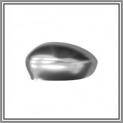 Chrome Left Rearview Mirror Shell FIAT 500-(Year 2007-2015)