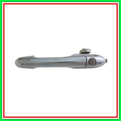 Front Front Handle Left Chrome-With Hole NOTTOLINO FIAT 500-(Year 2007-2015)