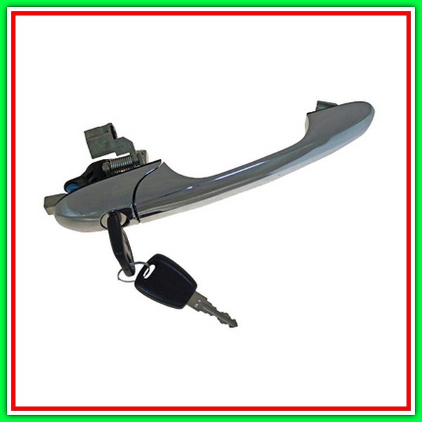 Front Front Handle Right-Chrome-With Set Keys And NOTTOLINO FIAT 500-(Year 2007-2015)