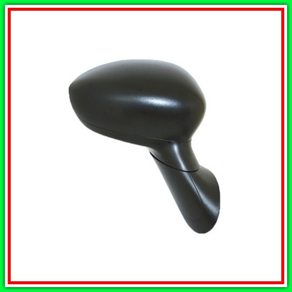 Electric Right Rearview Mirror With Primer-Chrome-Convex-7H3P FIAT 500-(Year 2007-2015)