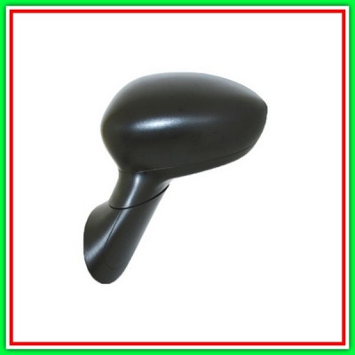 Electrical-Thermal Left Rearview Mirror With Primer-Convex-Chrome-7H5P FIAT 500-(Year 2007-2015)