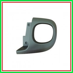 Modanatura Destra Paraurti Posteriore Nera Goffrata Fiat 500 L-(Anno 2012-2017)